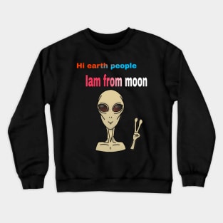 Alien funny style Crewneck Sweatshirt